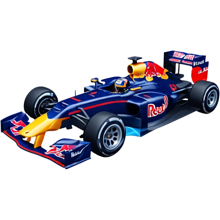 Crea un emoji de carro de f1 de red bull emoji