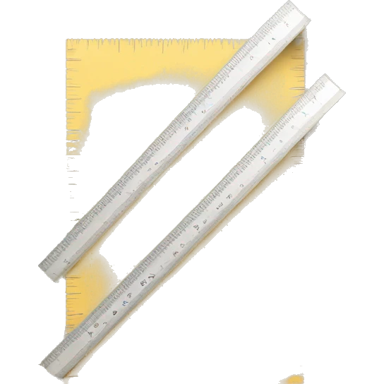 paper with ruler emoji