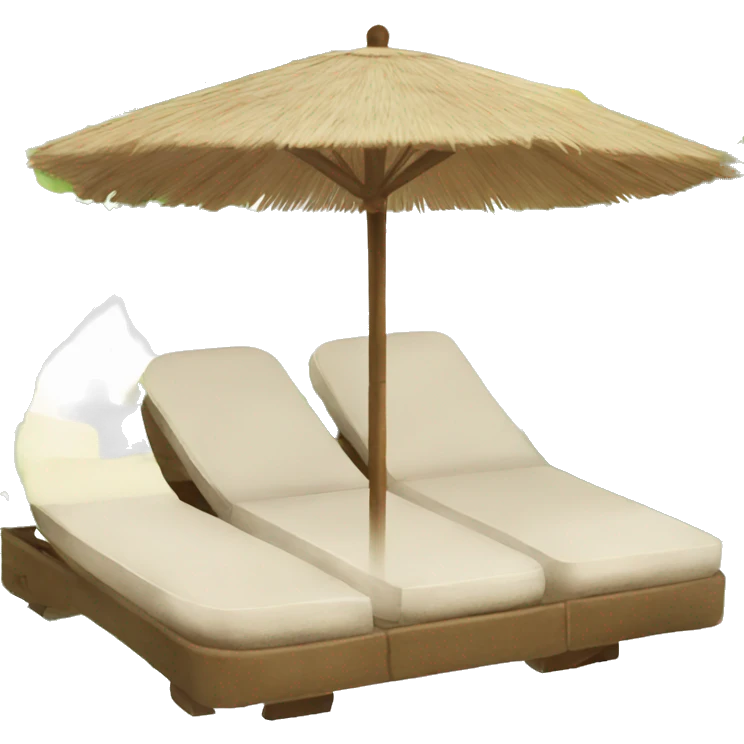 Sun bed emoji