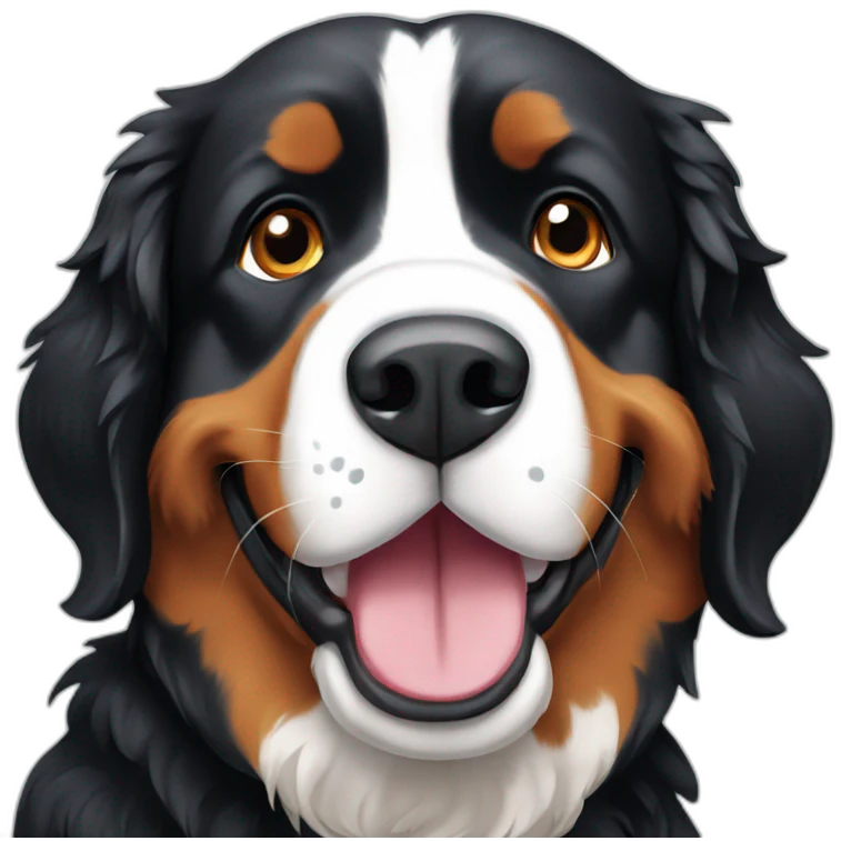 Bernese mountain dog emoji