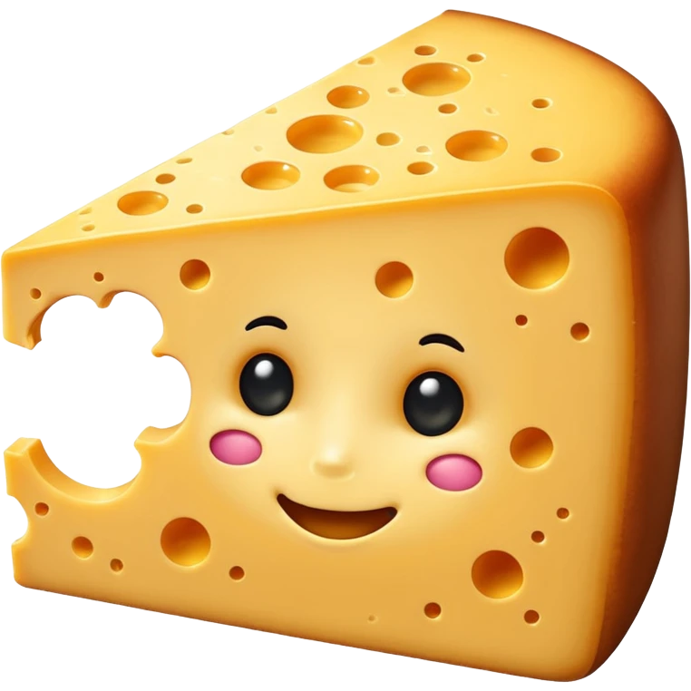 Galaxy within cheese emoji