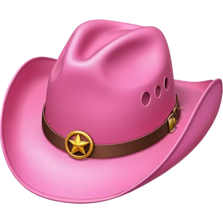 pink cowboy hat emoji