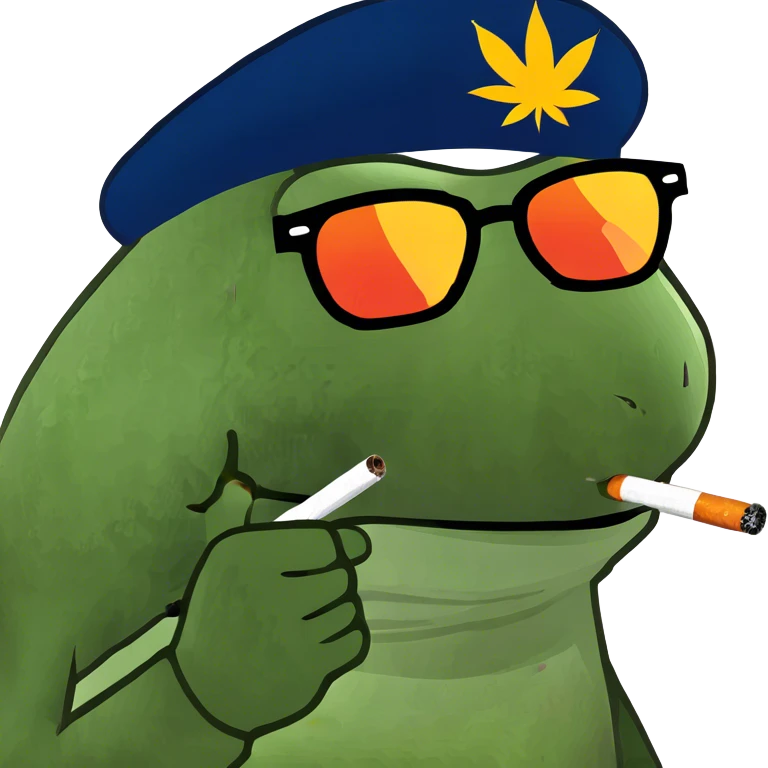 Marihuana fumando  emoji