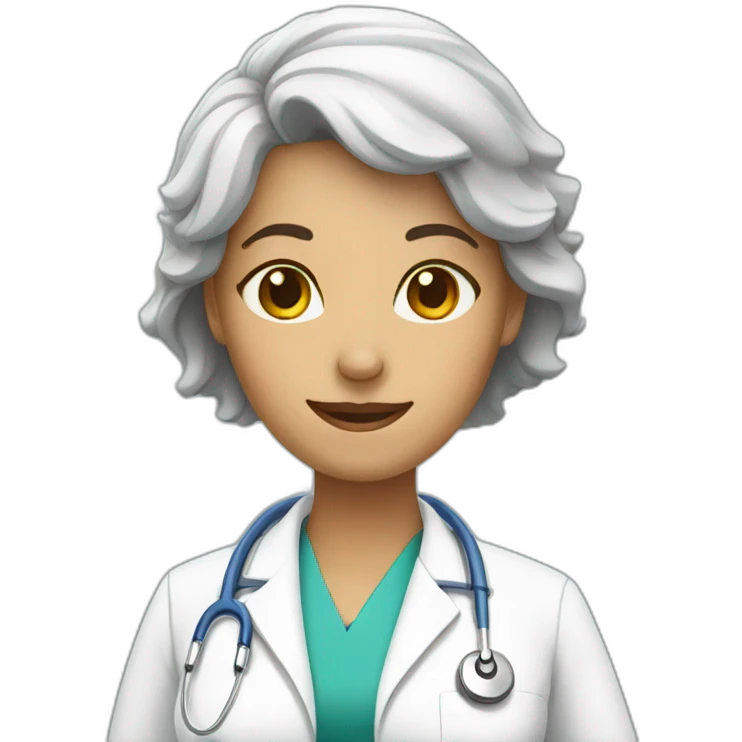 a hospital lady welcome emoji