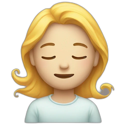 person is dreaming emoji