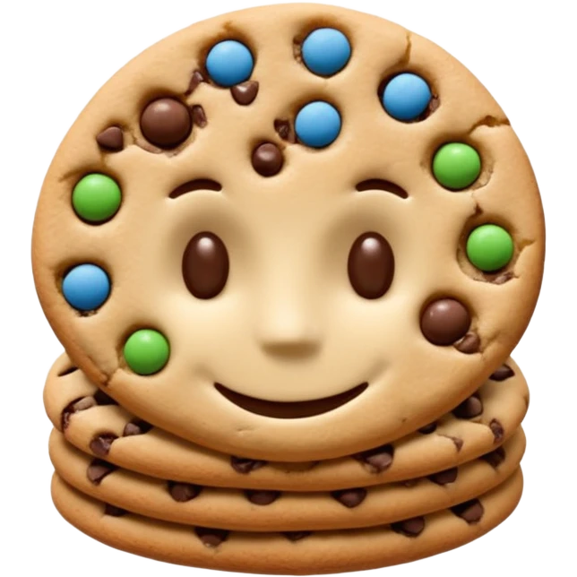 Chocolate Chip Cookie Man emoji