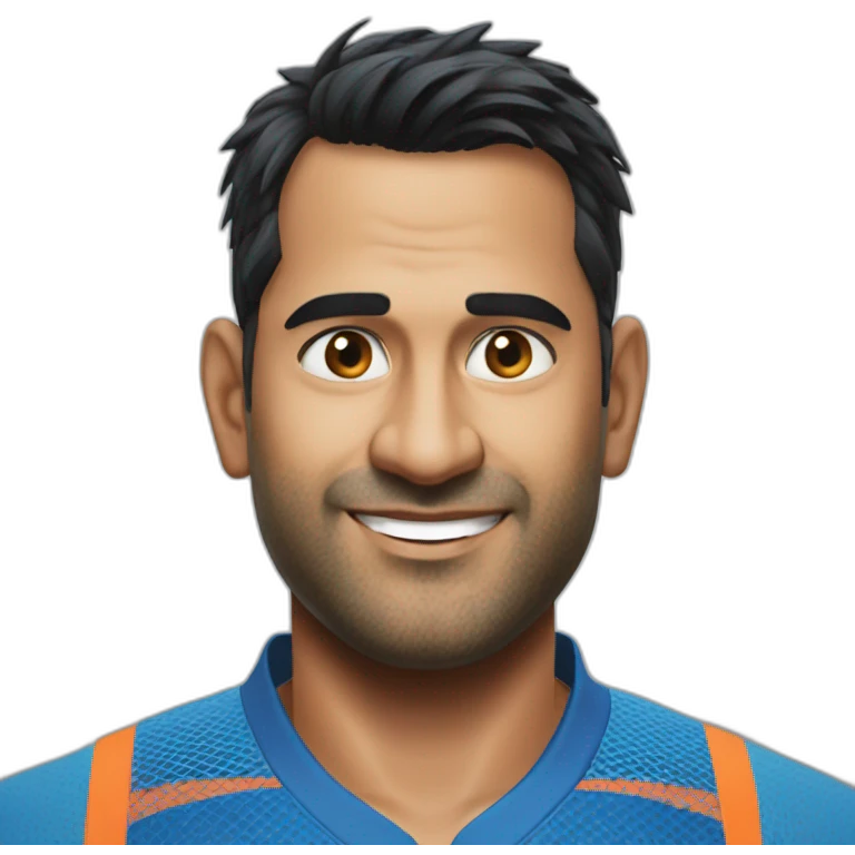 M S DHONI emoji