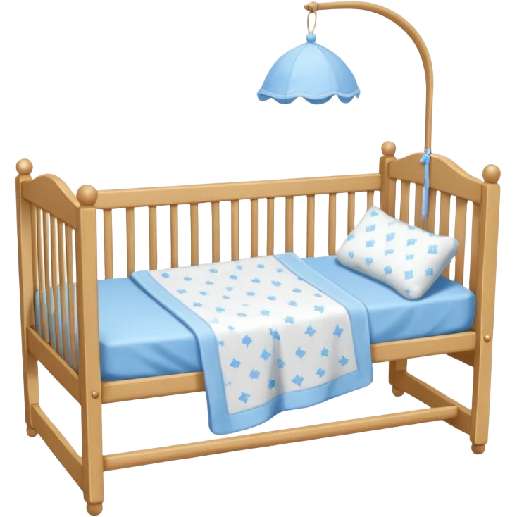 Cot baby emoji