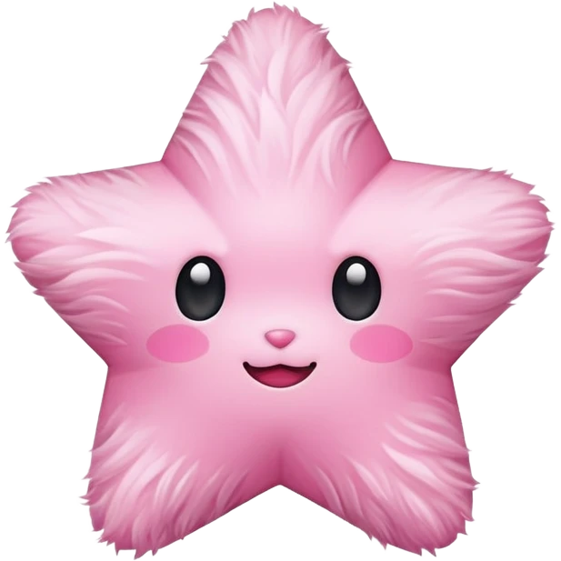 Pink cute star emoji