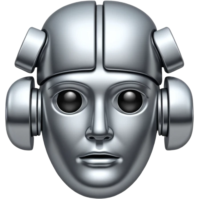 write "AI" with symbol of psychology  emoji