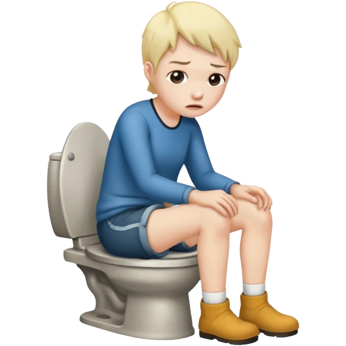 Uncontrollably pooping out of butt emoji