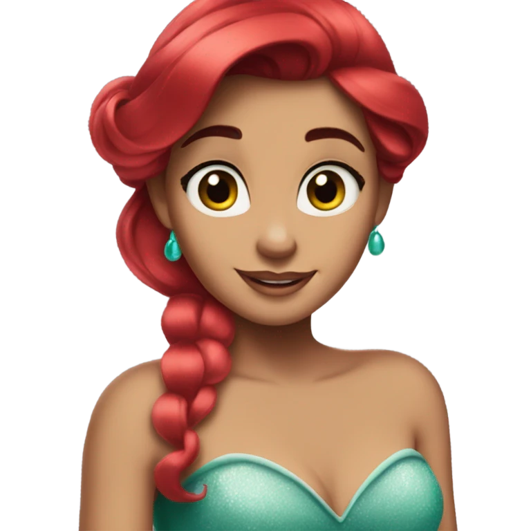 Ariel Disney princess  emoji