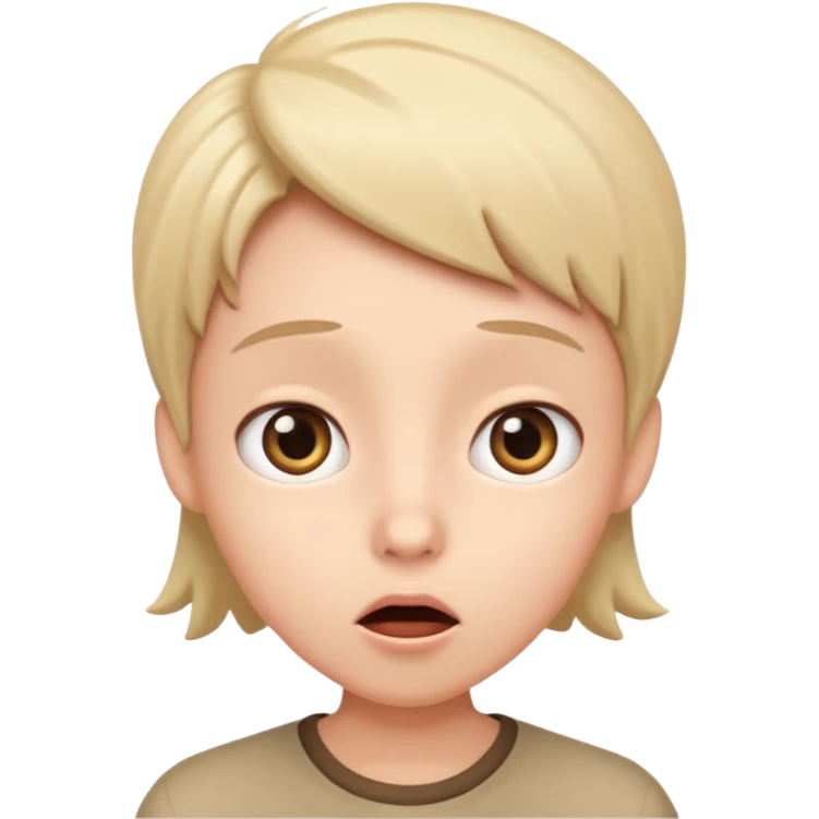 shock but curious emoji