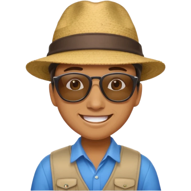 tour guide in USA emoji