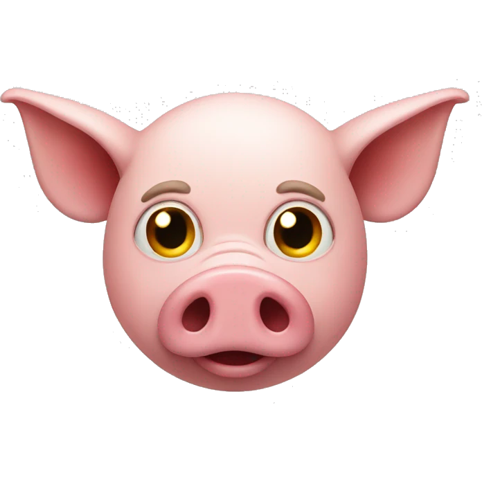 A Pig with devil horns.  emoji