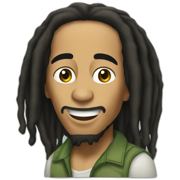 bob marley emoji