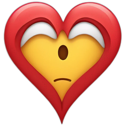 heart-shaped tear emoji