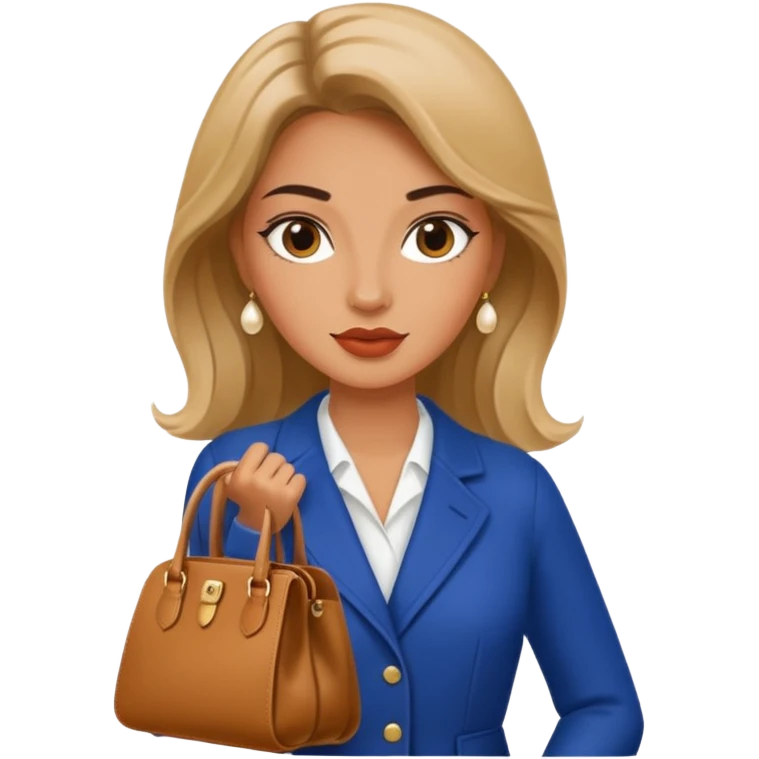 italian fashion with bag emoji