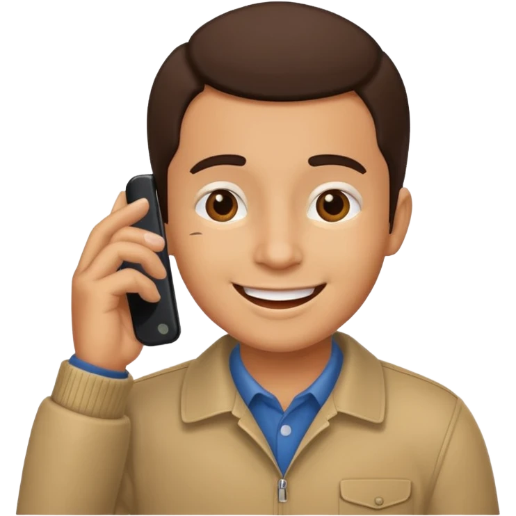 CHICO HABLANDO POR CELULAR emoji