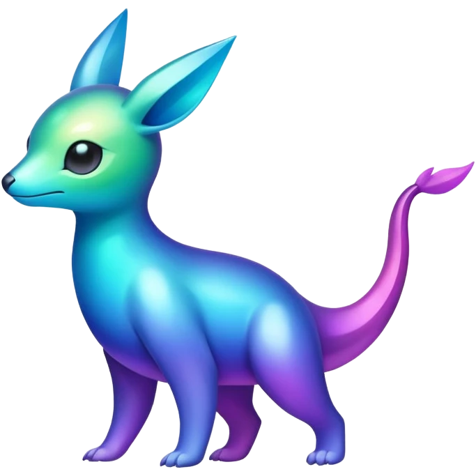  Iridescent gradient fakemon-creature  emoji