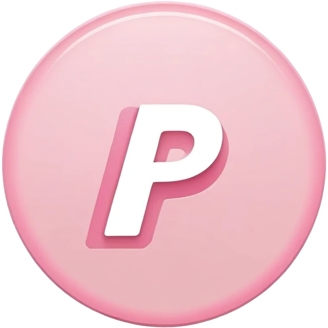 Light pink paypal emoji