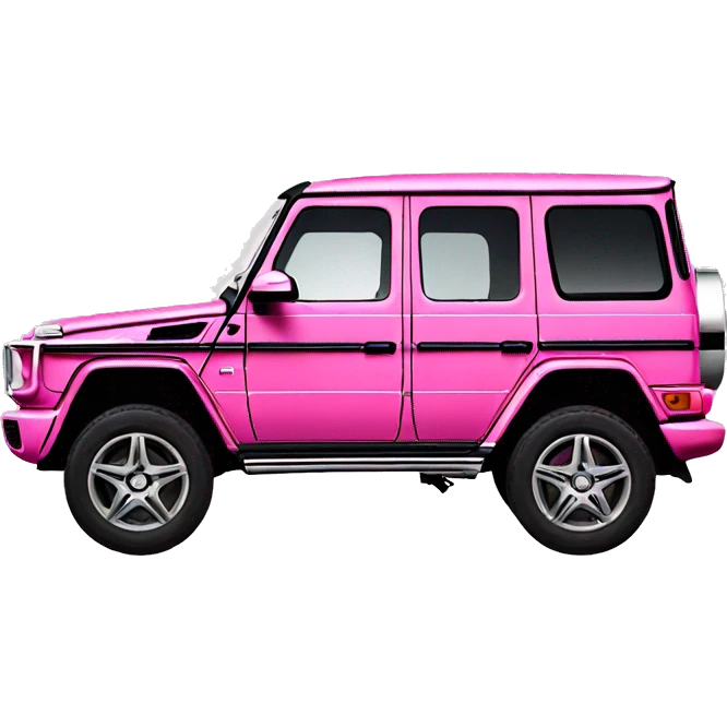 Pink Mercedes g wagon emoji
