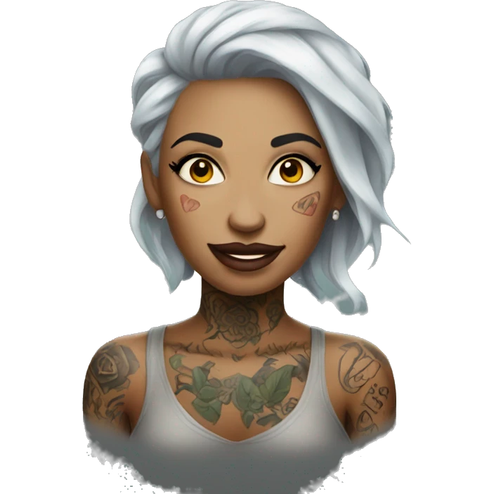 tattooed-woman emoji