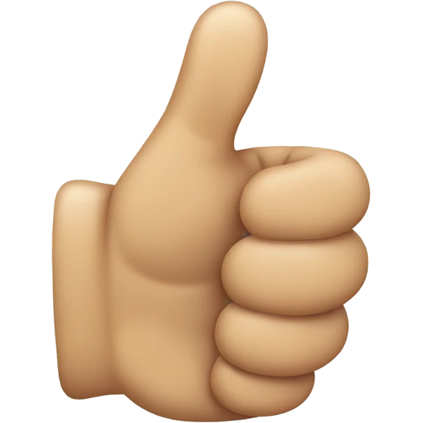 Thumbs up emoji
