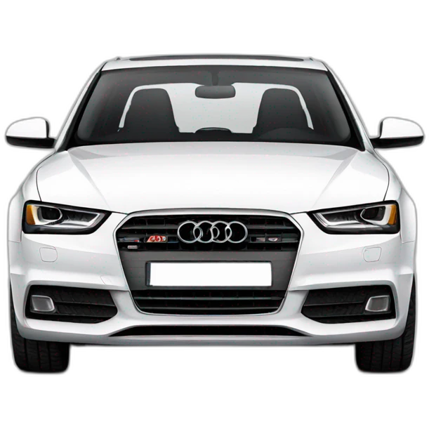 audi a4 white emoji