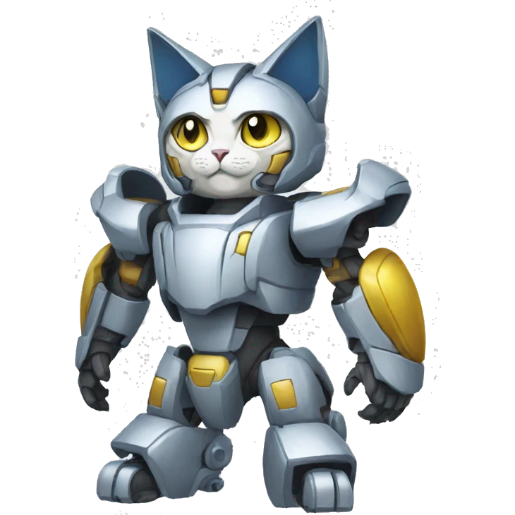 Cat-Medabot full body emoji