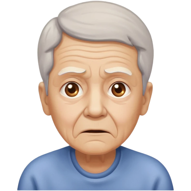 idoso confuso alzheimer emoji
