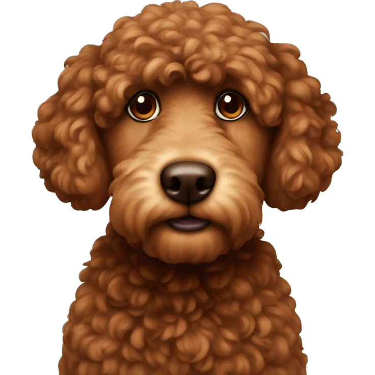 Brown pudel  emoji