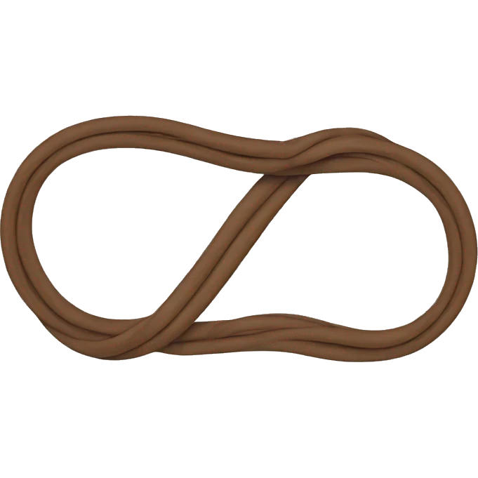 a streched rubber band emoji