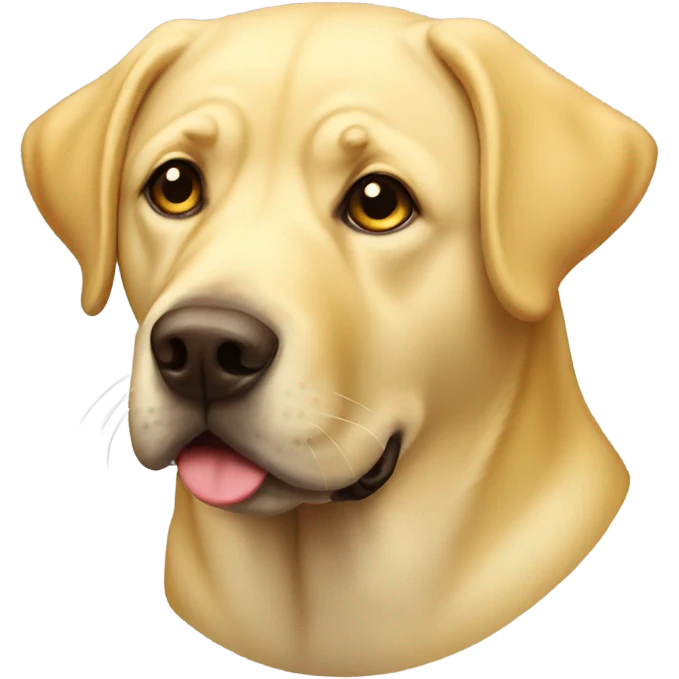 Fat yellow lab emoji