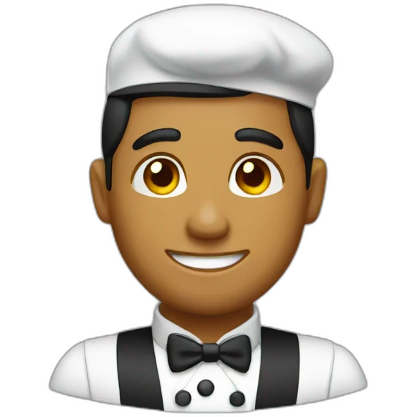 waiter emoji