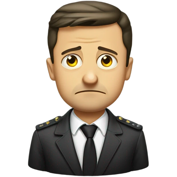 vladamir zelenskiy sad emoji