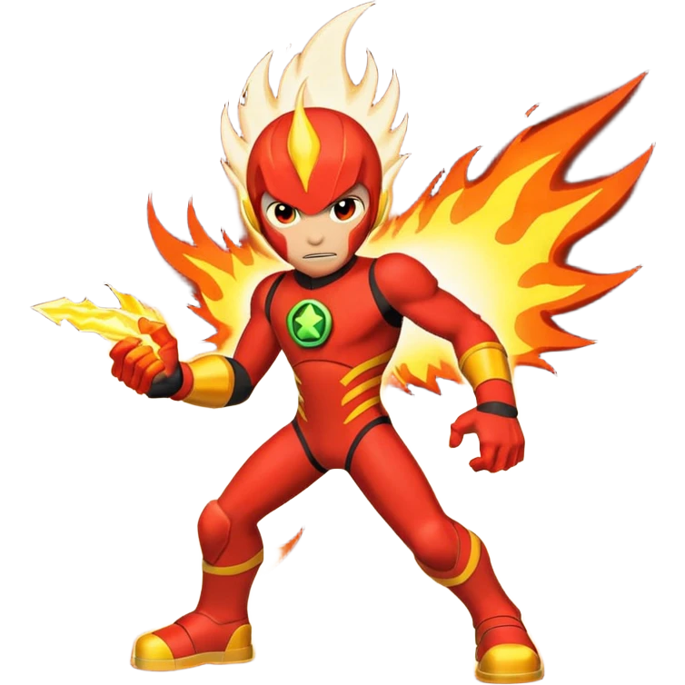 Heatblast from Ben 10 emoji