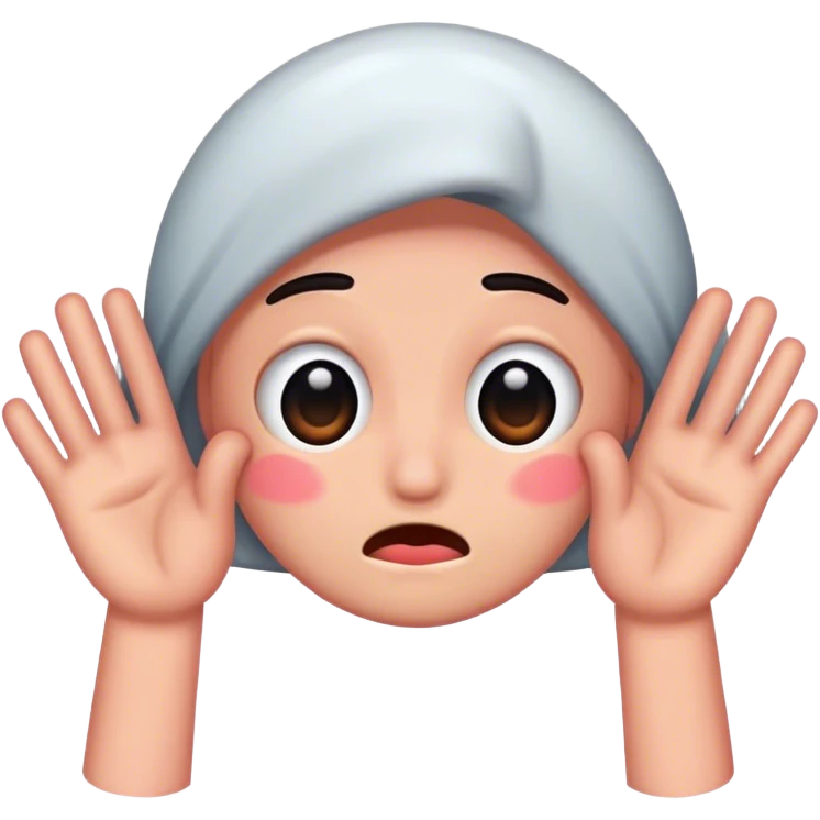 Embarrassed emoji
