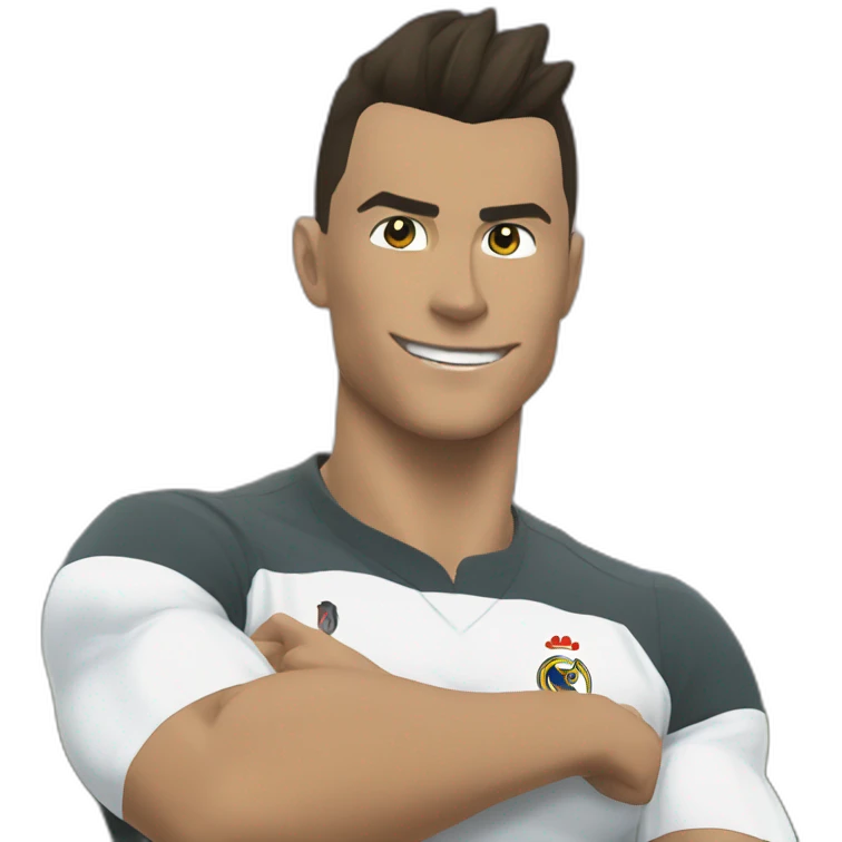CR7 dans un combat pokémon  emoji
