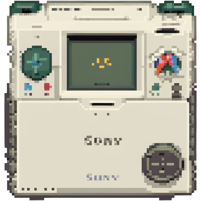белый плеер Sony, no background emoji
