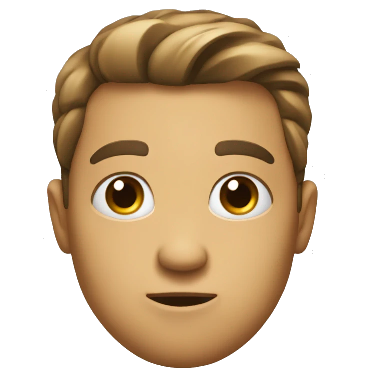 Side eye head tilt a little with a smirk  emoji