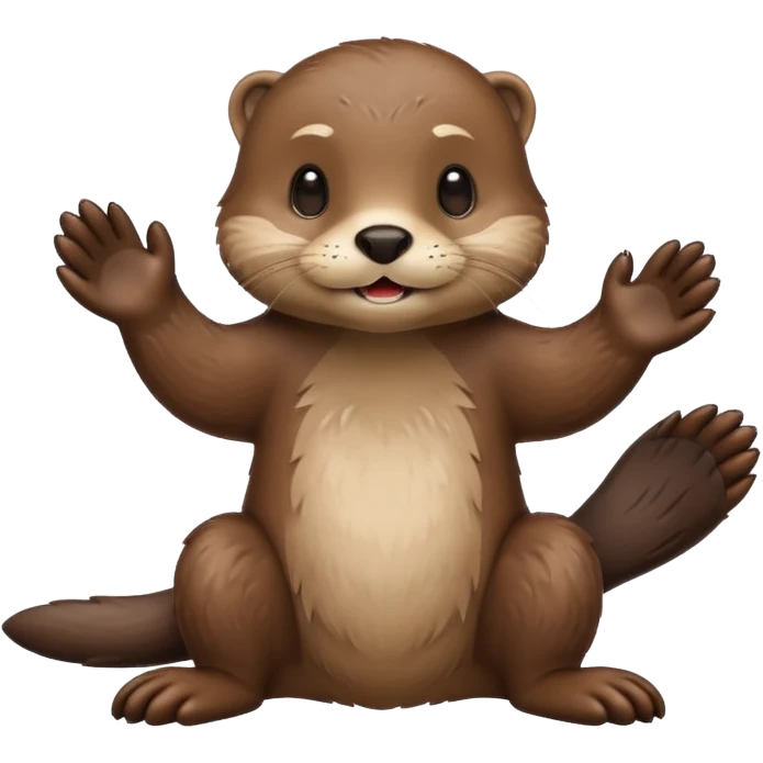 generate a take my money otter emoji, similarly to the futurama meme emoji