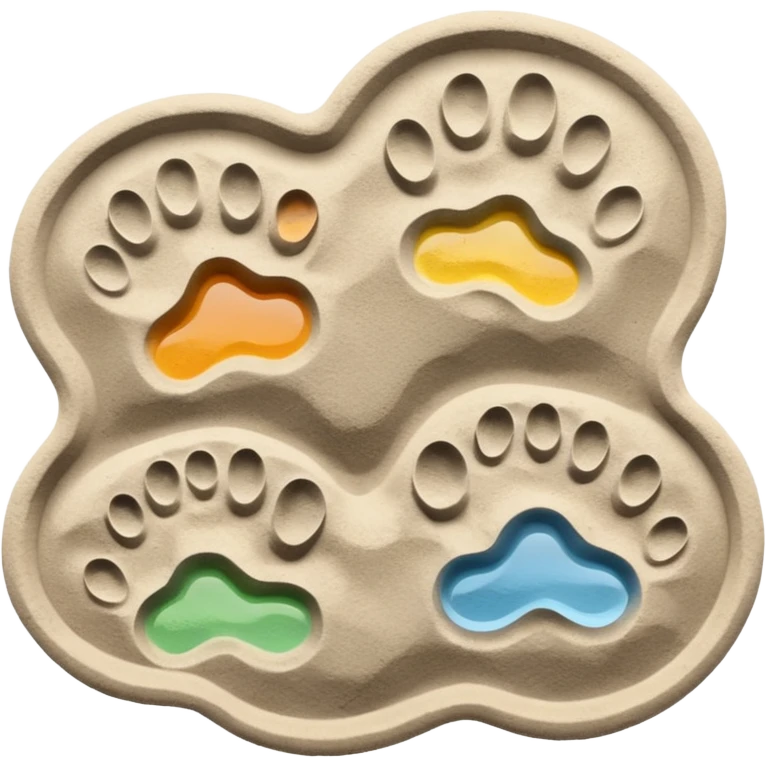 cat footprints emoji