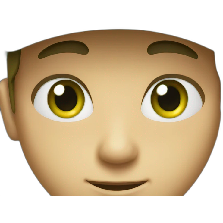 BOY WITH GREEN EYES & CAP emoji