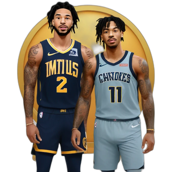 Derrick rose and Ja morant emoji