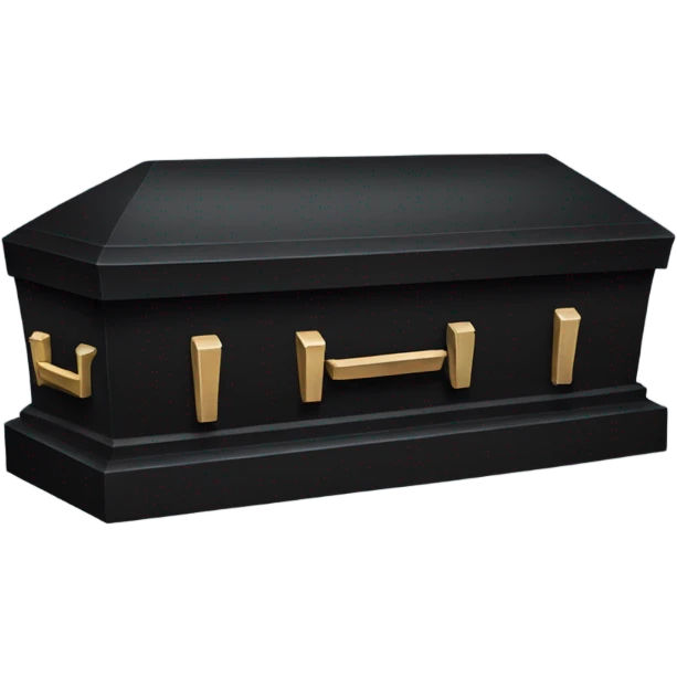 Black coffin emoji