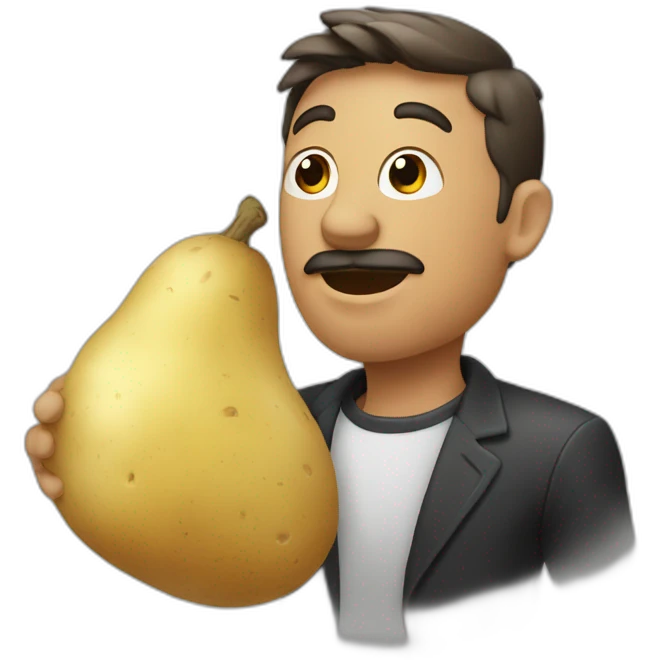 Homme patate emoji