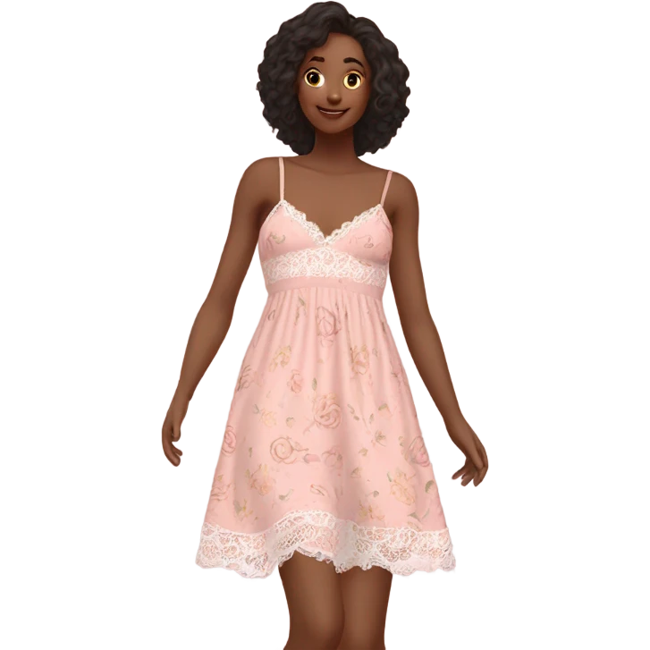LoveShackFancy pink sundress emoji