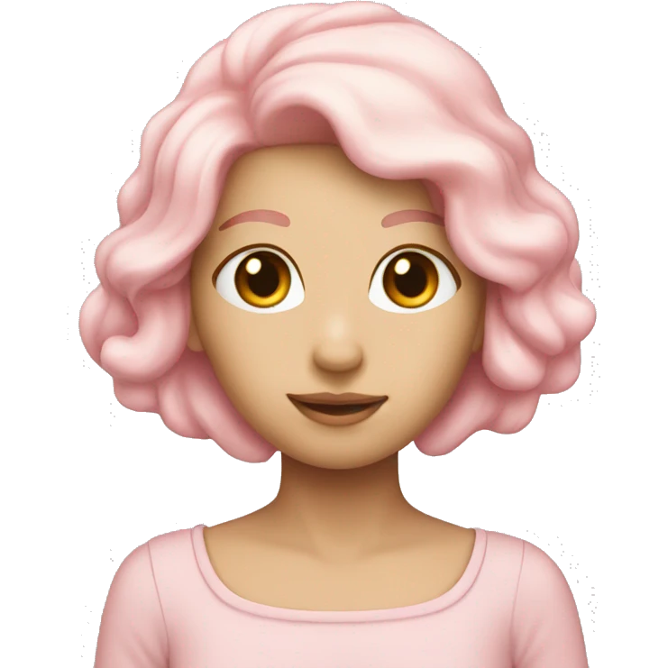 light rose hert emoji