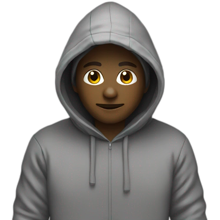 vim user in hoodie emoji